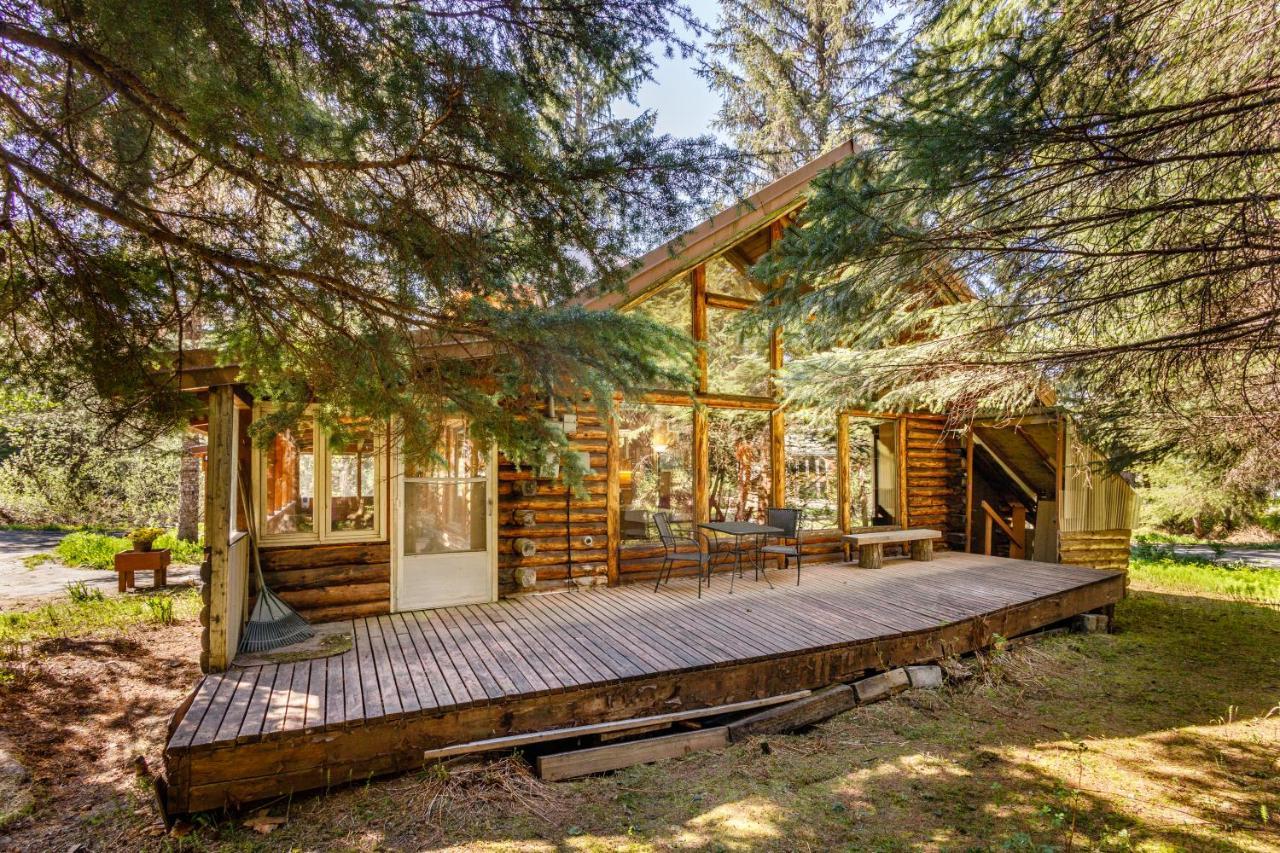 Alpine Meadows Log Cabin Girdwood Exterior foto