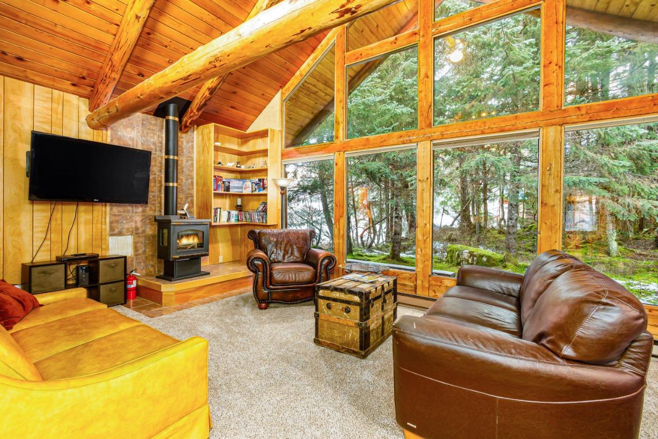 Alpine Meadows Log Cabin Girdwood Exterior foto